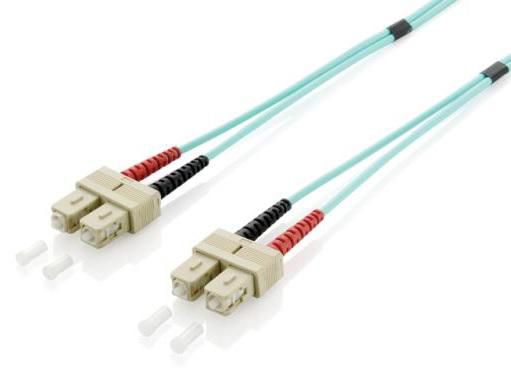 Equip Sc/Sc Fiber Optic Patch Cable, Om3, 1.0M - W128285900