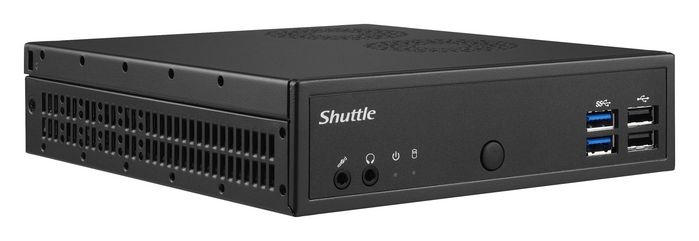 Shuttle Xpc Slim Barebone Dh02U, Intel Celeron 3865U, 4X Hdmi 2.0B 1X Lan, 1X Com, Incl. Vesa 24/7 Permanent Operation - W128286839