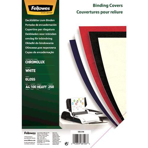 Fellowes Binding Cover A4 White 100 Pc(S) - W128287452