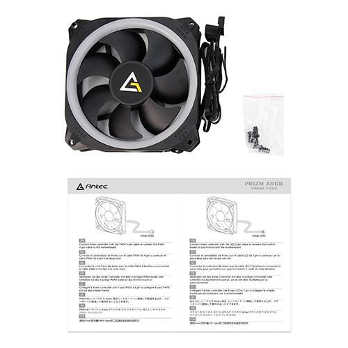 Antec Prizm 120 Argb Computer Case Fan 12 Cm Black - W128287755