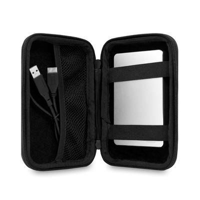 MediaRange Storage Drive Case Pouch Case Nylon, Plastic Black, White - W128288462