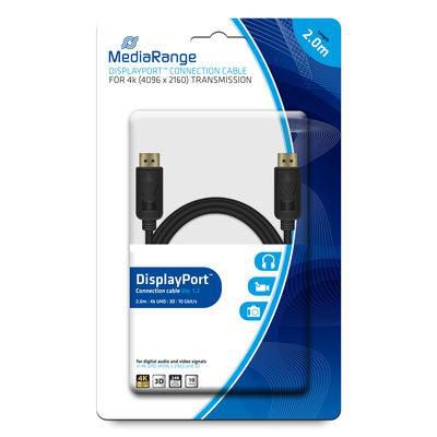MediaRange Displayport Cable 2 M Black - W128288475