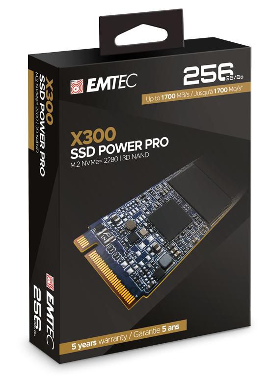 Emtec X300 M.2 256 Gb Pci Express 3.0 3D Nand Nvme - W128288640