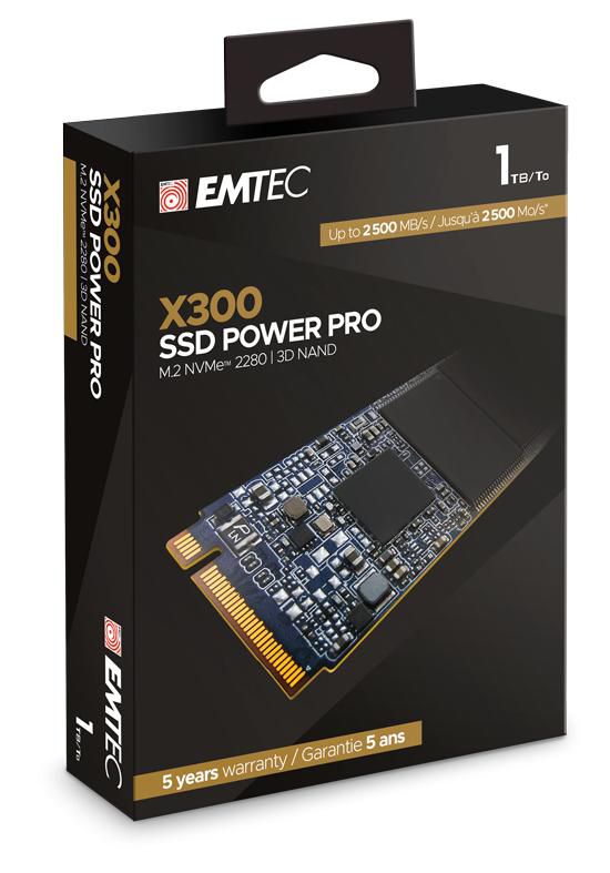 Emtec X300 M.2 1000 Gb Pci Express 3.0 3D Nand Nvme - W128288641