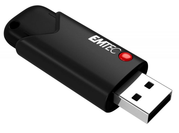 Emtec B120 Click Secure Usb Flash Drive 128 Gb Usb Type-A 3.2 Gen 2 (3.1 Gen 2) Black - W128289518