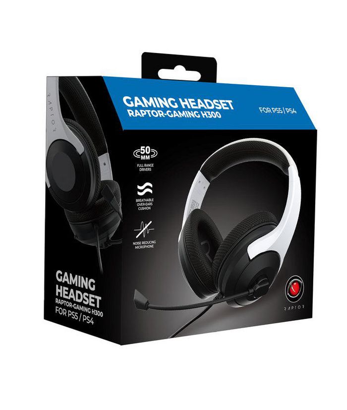 Sony Raptor RG-H300-W, Raptor Gaming Gaming Headset für Sony Playstation 5 - H300 | EET