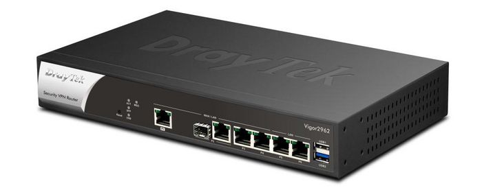 Draytek Vigor 2962 Wired Router 2.5 Gigabit Ethernet Black, White - W128289550