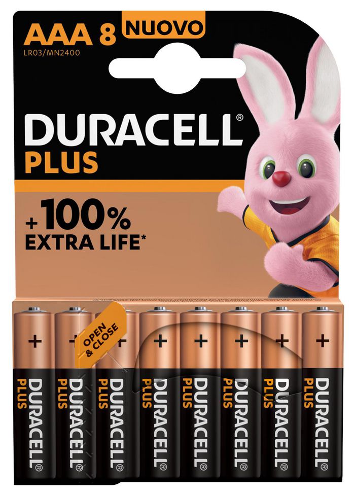 Duracell Plus 100 Aaa Single-Use Battery Alkaline - W128290046