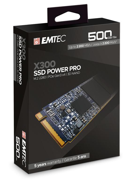 Emtec X300 M.2 500 Gb Pci Express 3.0 3D Nand Nvme - W128290319