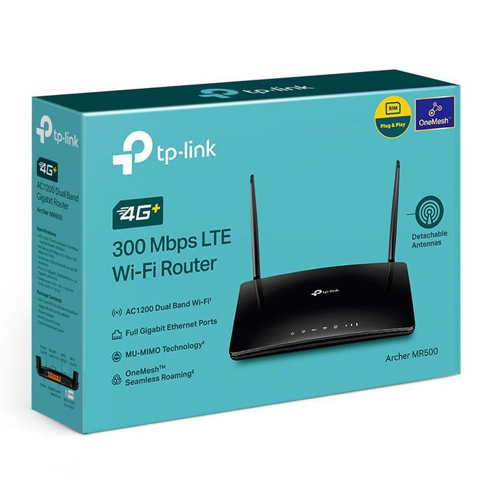 TP-Link Wireless Router Gigabit Ethernet Dual-Band (2.4 Ghz / 5 Ghz) 4G Black - W128291133