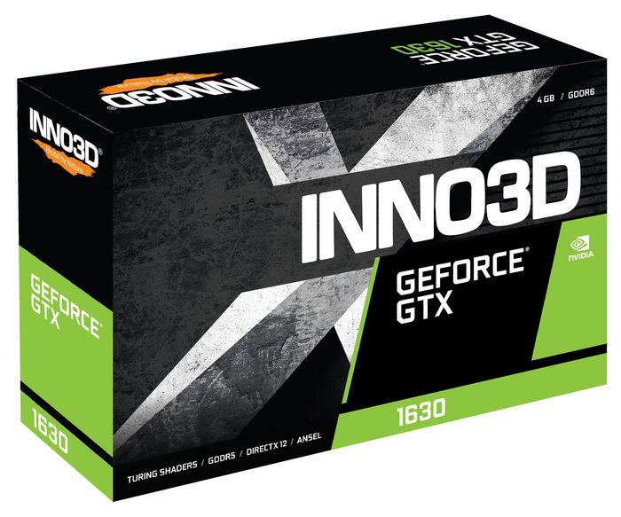 Inno3D Geforce Gtx 1630 Compact Nvidia 4 Gb Gddr6 - W128291219