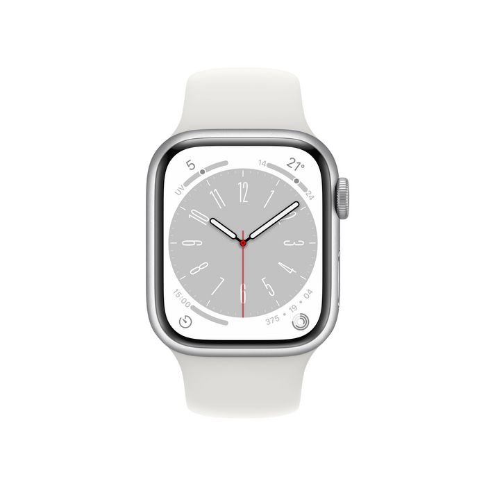 Apple Watch Series 8 Oled 41 Mm 4G Silver Gps (Satellite) - W128291383