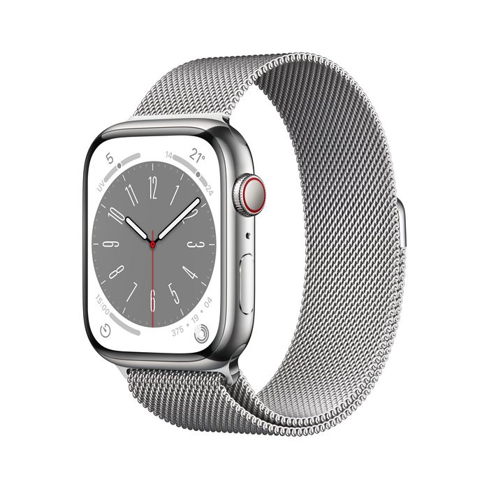 Apple Watch Series 8 Oled 45 Mm 4G Silver Gps (Satellite) - W128291420