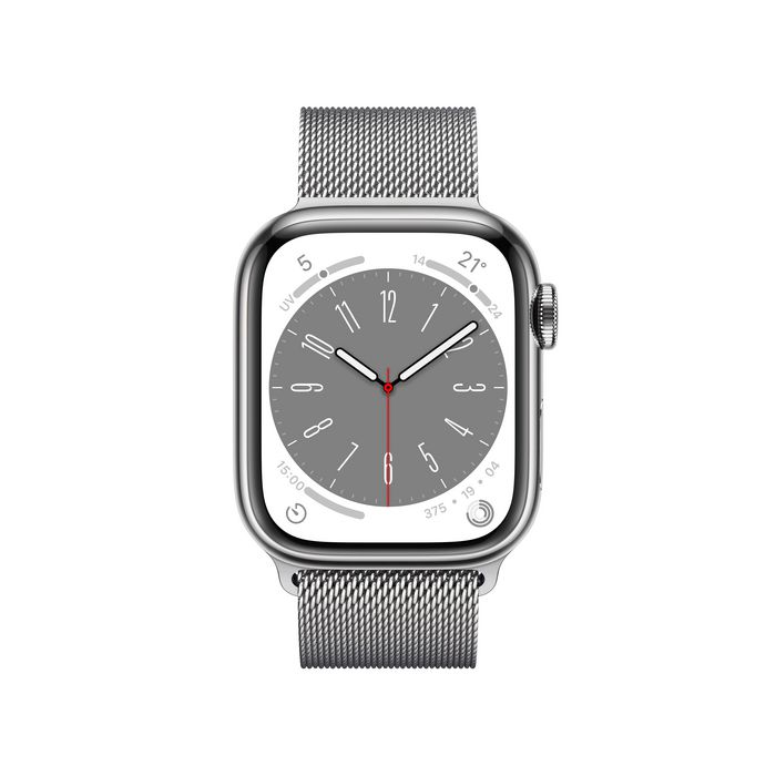 Apple Watch Series 8 Oled 41 Mm 4G Silver Gps (Satellite) - W128291419