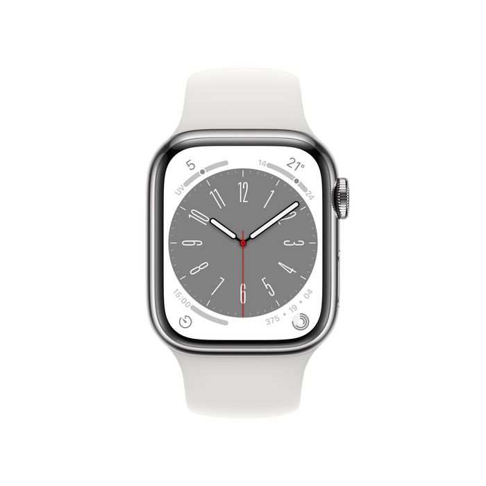 Apple Watch Series 8 Oled 41 Mm 4G Silver Gps (Satellite) - W128291417