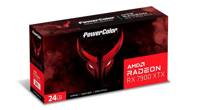 PowerColor 24G-E/Oc Amd Radeon Rx 7900 Xtx 24 Gb Gddr6 - W128443308