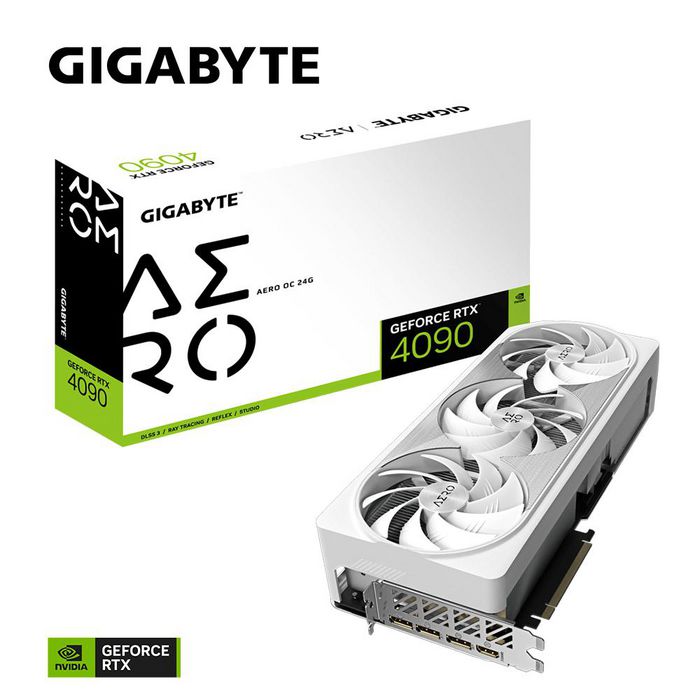 Gigabyte Geforce Rtx 4090 Aero Oc 24G Nvidia 24 Gb Gddr6X - W128292063