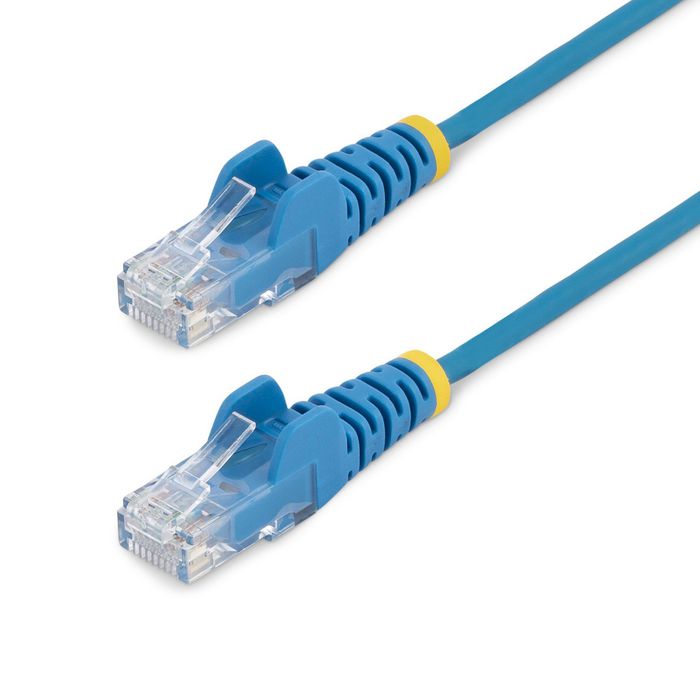 StarTech.com 2.5 M Cat6 Cable - Slim - Snagless Rj45 Connectors - Blue - W128259952