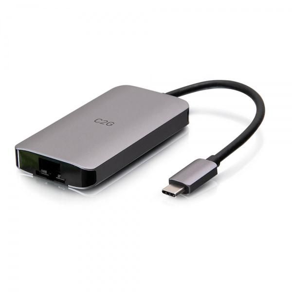 C2G Usb-C 4-In-1 Mini Dock With Hdmi, Usb-A, Ethernet, And Usb-C Power Delivery Up To 100W - 4K 30Hz - W128297283