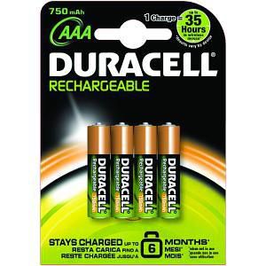 Duracell Household Battery Rechargeable Battery Aaa Nickel-Metal Hydride (Nimh) - W128297320