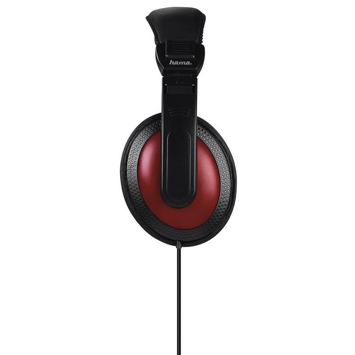 Hama Basic4Music Headphones Wired Head-Band Music Black, Red - W128280052