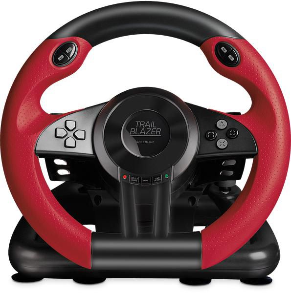 Speed-Link Gaming Controller Black Usb Steering Wheel Digital Pc, Playstation 4, Playstation 3, Xbox One - W128298603
