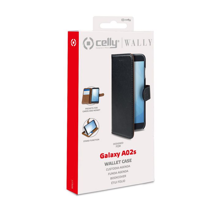 Celly Wally Mobile Phone Case 16.5 Cm (6.5") Folio Black, Brown - W128299086