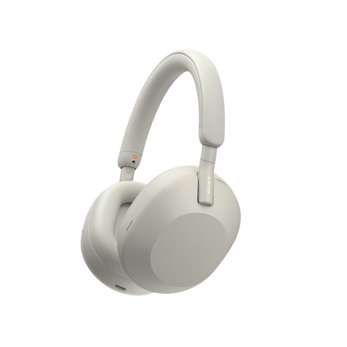 Sony Wh-1000Xm5 Headphones Wired & Wireless Head-Band Calls/Music Bluetooth Silver, White - W128299654