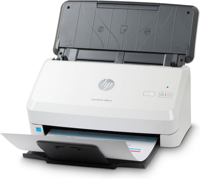HP Scanjet Pro 2000 S2 Sheet-Feed Scanner Sheet-Fed Scanner 600 X 600 Dpi A4 Black, White - W128257491