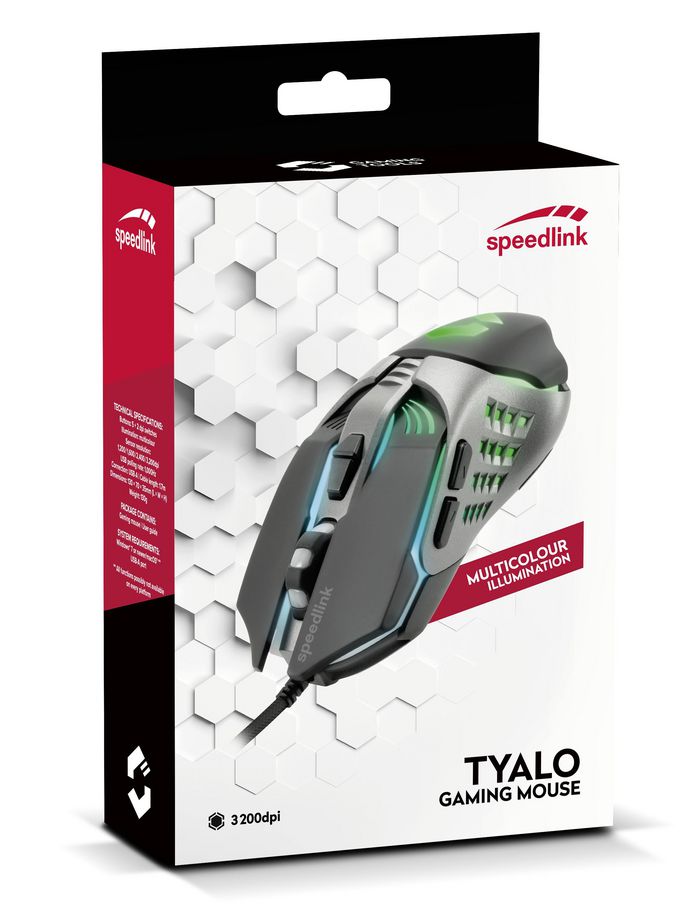 Speed-Link Tyalo Mouse Right-Hand Usb Type-A Optical 3200 Dpi - W128299652