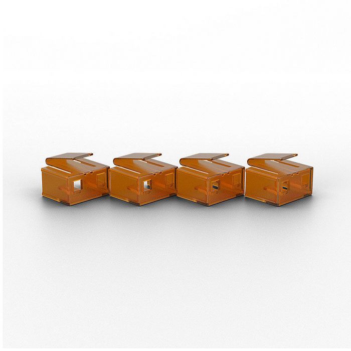 Lindy 40481 bloqueur de port RJ-45 Orange Acrylonitrile-Butadiène-Styrène (ABS) 20 pièce(s) - W128301613