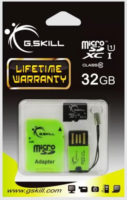 G.Skill Memory Card 32 Gb Microsdhc Uhs-I Class 10 - W128303308