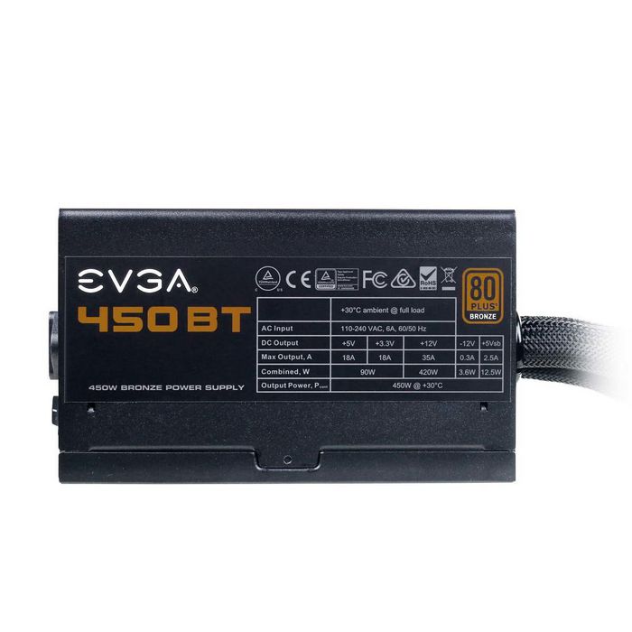 EVGA 450 Bt Power Supply Unit 450 W 20+4 Pin Atx Atx Black - W128303341