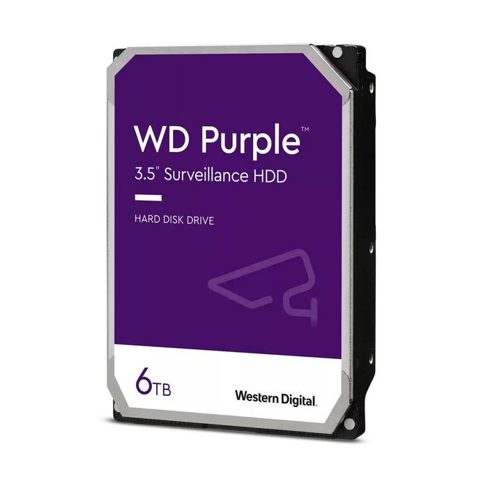 Western Digital DISCO WD HDD PURPLE 6TB 3.5 SATA 6Gbs  64MB - W128202511C2