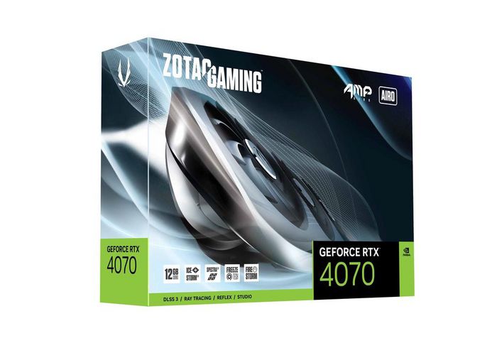 Zotac Geforce Rtx 4070 Amp Airo Nvidia 12 Gb Gddr6X - W128309510
