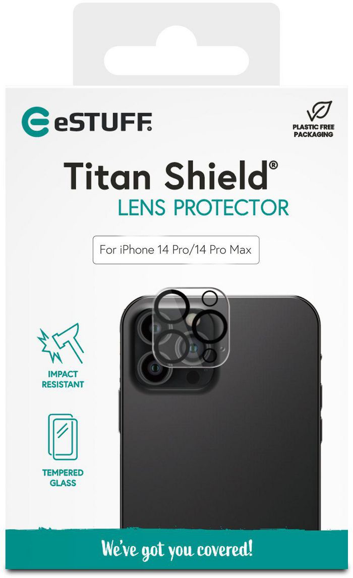 eSTUFF Titan Shield Camera Lens Protector iPhone 14 Pro/14 Pro Max - W127249570
