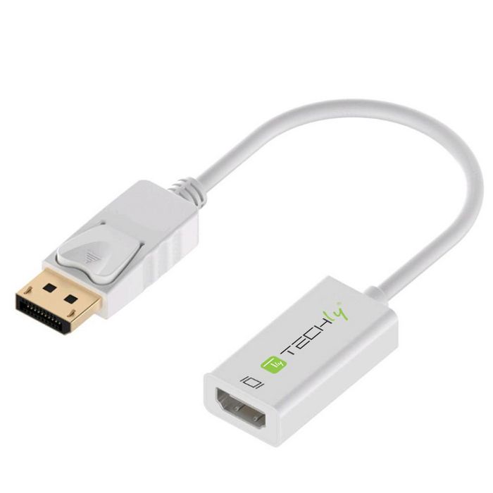 Techly DISPLAYPORT 1.2 MALE TO HDMI FEMALE ADAPTER - W128318701