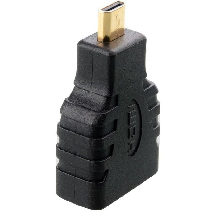 Techly MICRO HDMI/D MALE TO HDMI FEMALE ADAPTER - W128318725