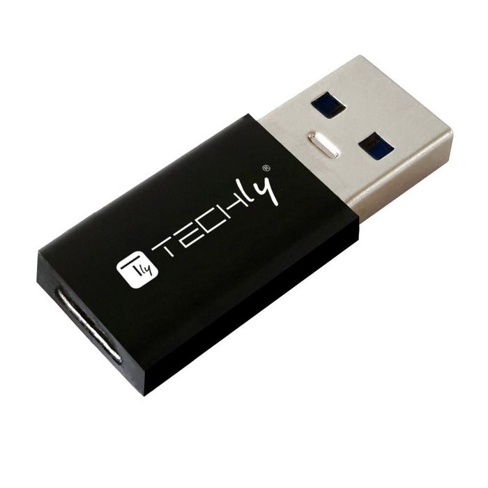 Techly USB 3.0 USB A MALE TO USB-C FEMALE CONVERTER ADAPTER - W128318750