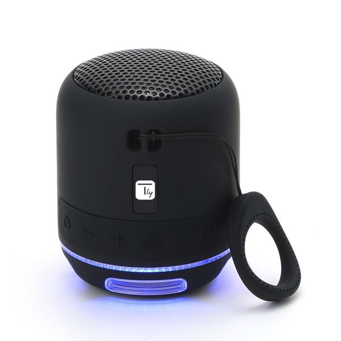 Techly BLUETOOTH SPEAKER WITH MICRO WITH LED LIGHTS - BLACK - W128318972