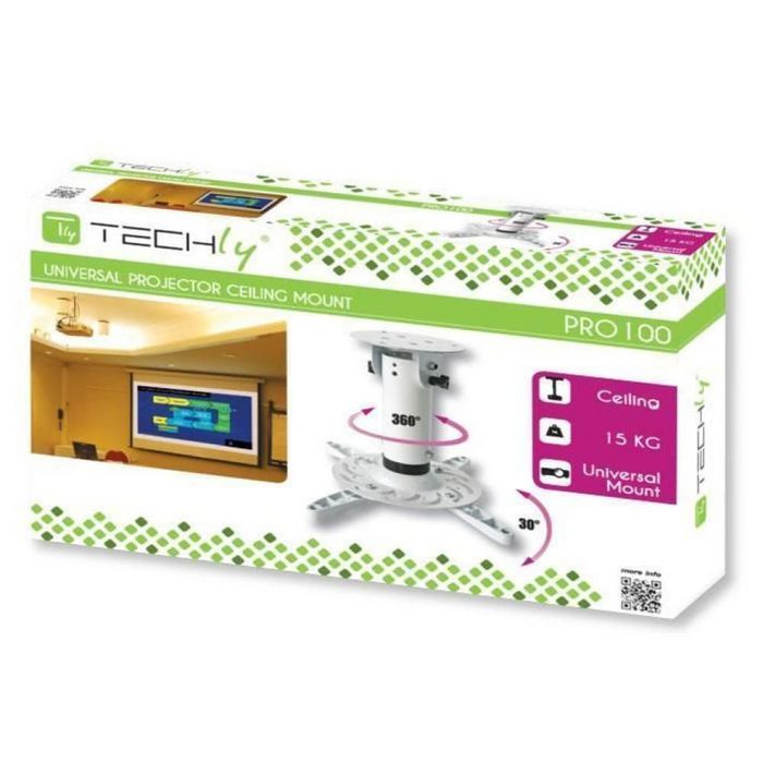 Techly UNIVERSAL BRACK FOR PROJECTOR - WHITE - W128318967