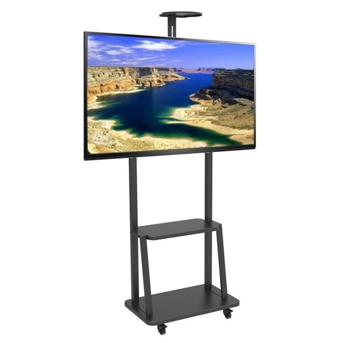 Techly FLOOR SUPPORT WITH SHELF FOR LCD/LED/PLASMA 32-70" - W128319045