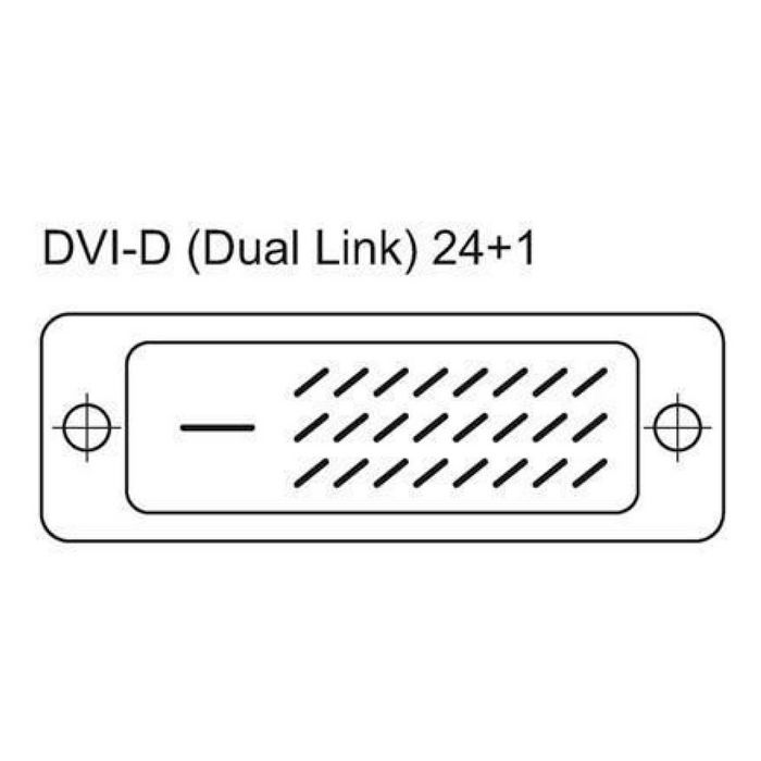Techly DVI-D (24+1) CABLE MALE TO MALE - 10M - W128319133
