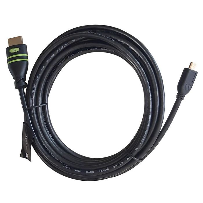Techly HDMI CABLE TYPE A MALE TO MICRO TYPE D MALE - 2M - W128319196