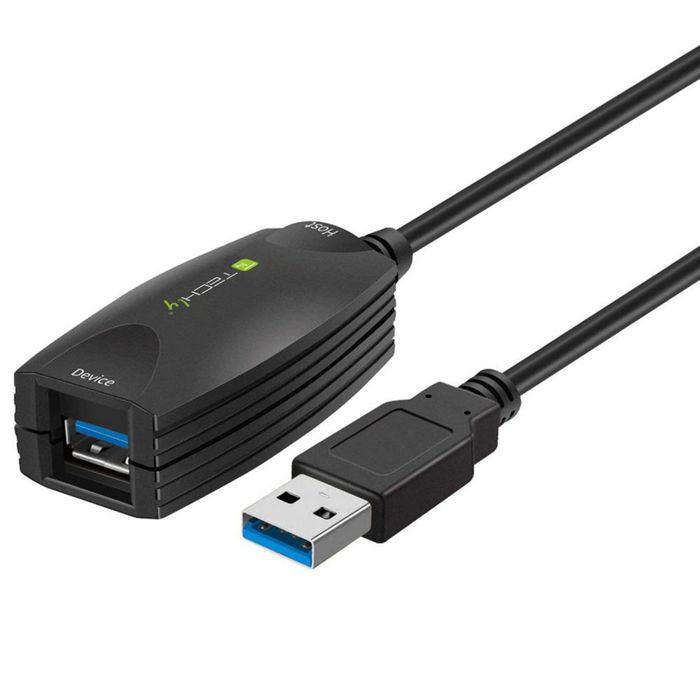 Techly REPEATER FOR USB 3.0 CABLE 5M LONG - W128319293