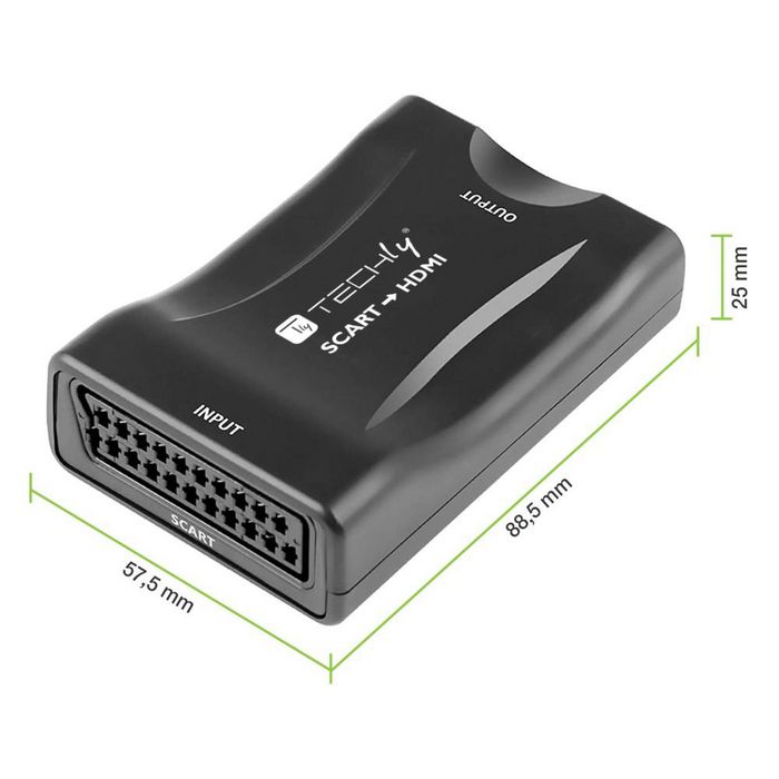 Techly SCART/HDMI CONVERTER - W128319402