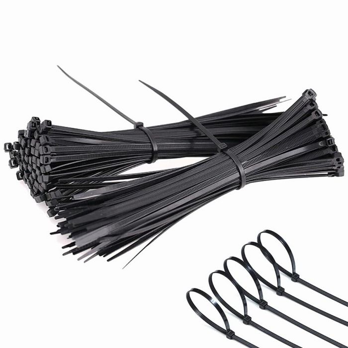 Techly CABLE TIE 280X4.8MM - PACK 100 PCS BLACK - W128319485