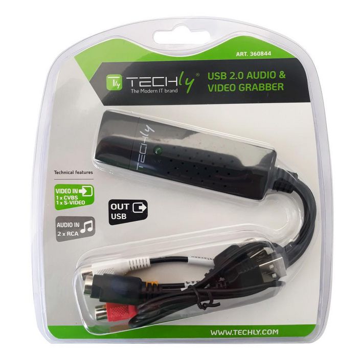 Techly VIDEO GRABBER USB 2.0 WITH AUDIO - W128319537