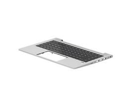 HP Top Cover W/Keyboard BL UK - W128182165