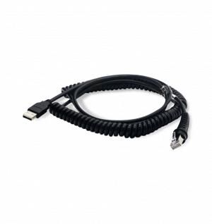 Newland RJ45 - USB cable 1,5-3 meter, 35cm coiled for HR15, HR22 & HR32 series. - W124347328